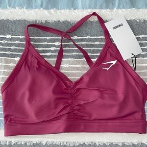 NEW ⭐️Ruched training sports bra gymshark small